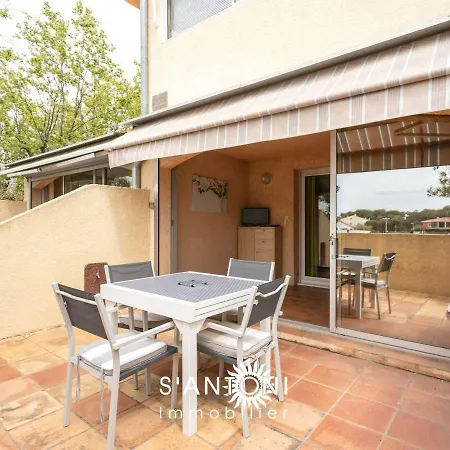 アパート Bel 2 Pieces Climatise Rdc Avec Terrasse Et Stationnement, D'agde - Fr-1-423-63 *